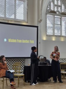 Amber Jeffrey and Poppy Mardall sharing sage lessons from the grief and death care community